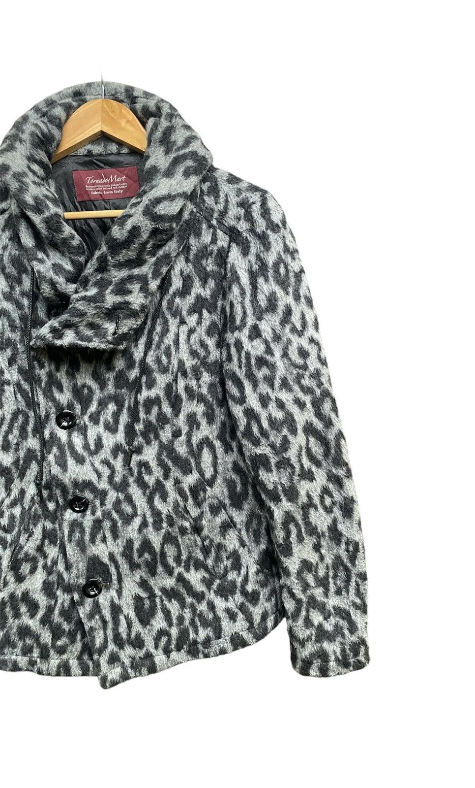 Japanese Brand × Tornado Mart Tornado Mart Mink Fur Leopard Jacket Size M / US 6-8 / IT 42-44 - 3 Thumbnail