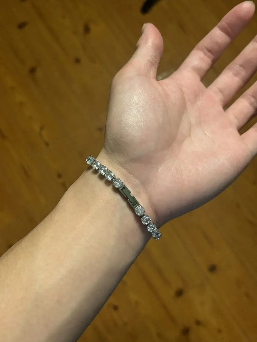 Japanese Brand × Vintage CZ Bling Tennis Bracelet Size ONE SIZE - 2 Thumbnail