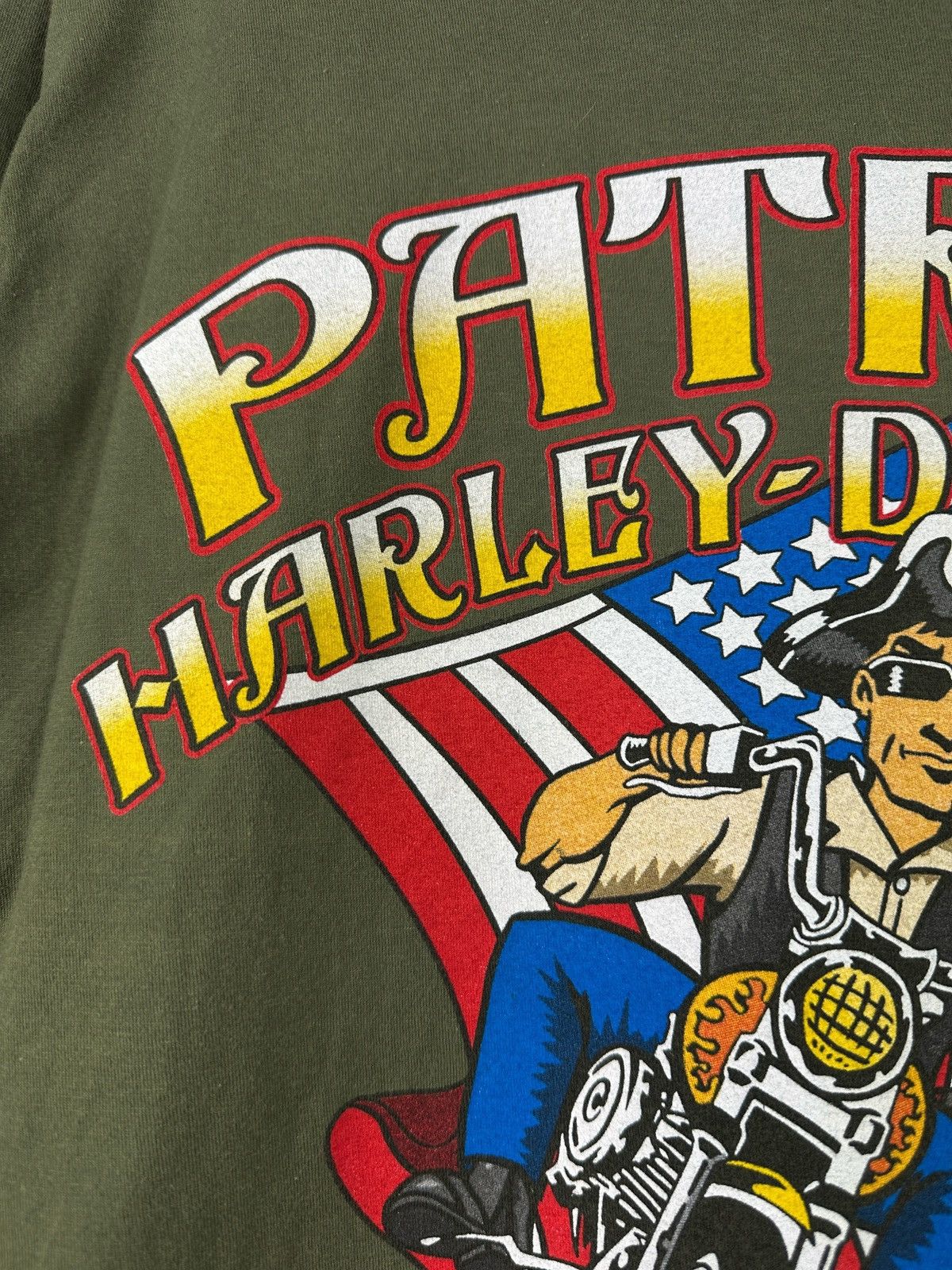 Harley Davidson Vintage Harley Davidson Patriot T-Shirt Size US XL / EU 56 / 4 - 11 Thumbnail