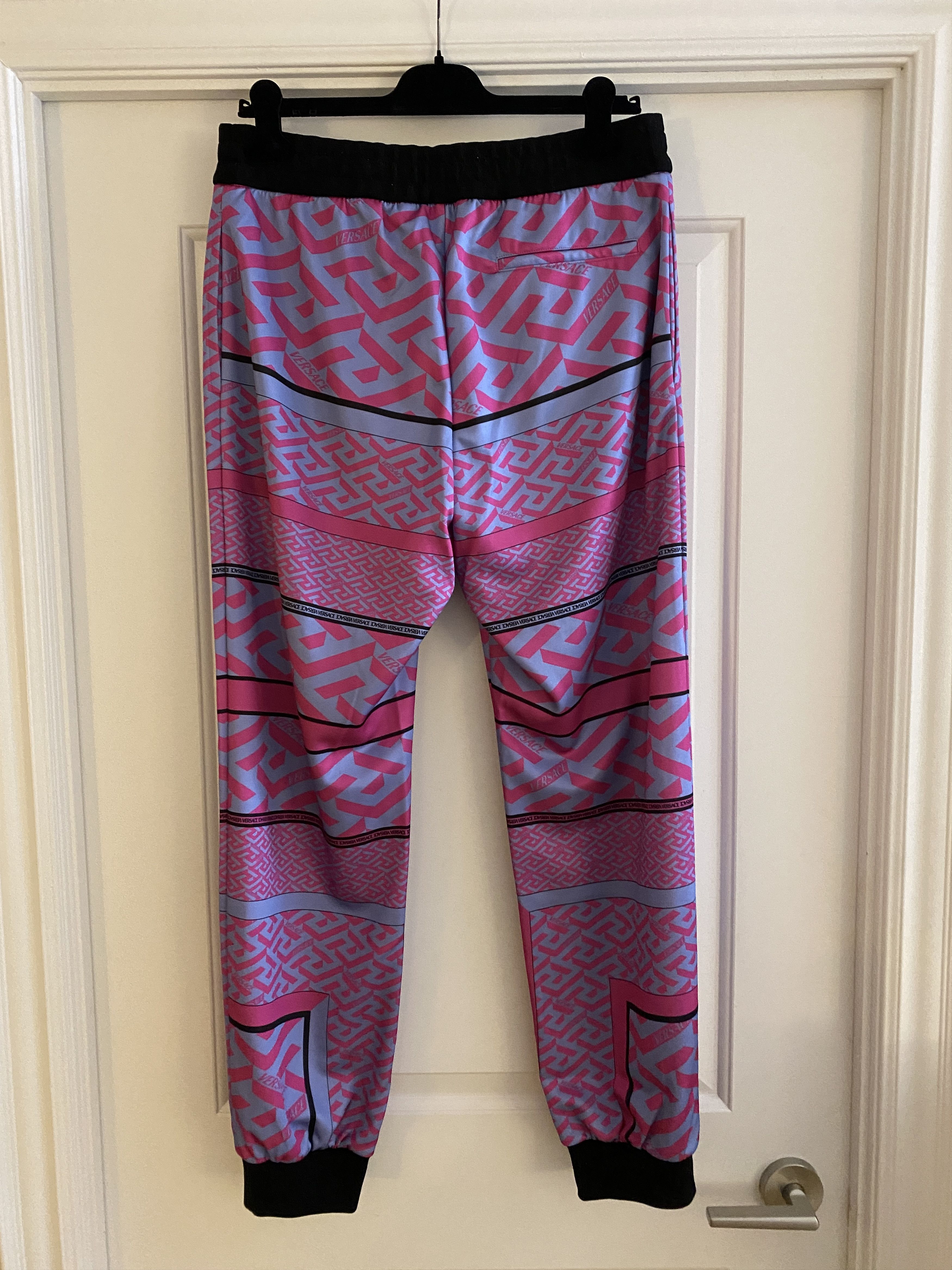 Versace VERSACE FULL LOOK Jacket and Pants La Greca V TRACKSUIT Size US M / EU 48-50 / 2 - 20 Thumbnail