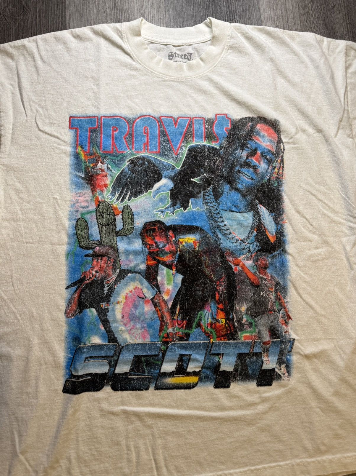Market SMS Travis Scott Bootleg Tee Size US XL / EU 56 / 4 - 3 Thumbnail