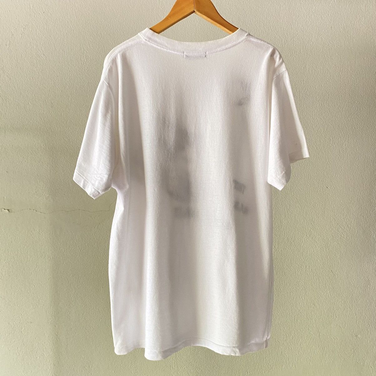 CABANE de ZUCCa CABANE de ZUCCA White Tee with Black Logo Embroidery Size US M / EU 48-50 / 2 - 2 Thumbnail