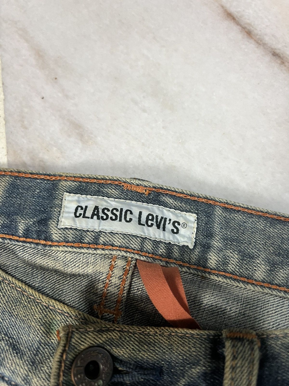 Japanese Brand × Levi's × Levi's Vintage Clothing 💥Crazy💥Vintage Levis 502 Mud Wash Distressed Jeans Very Rare Size US 31 - 13 Thumbnail