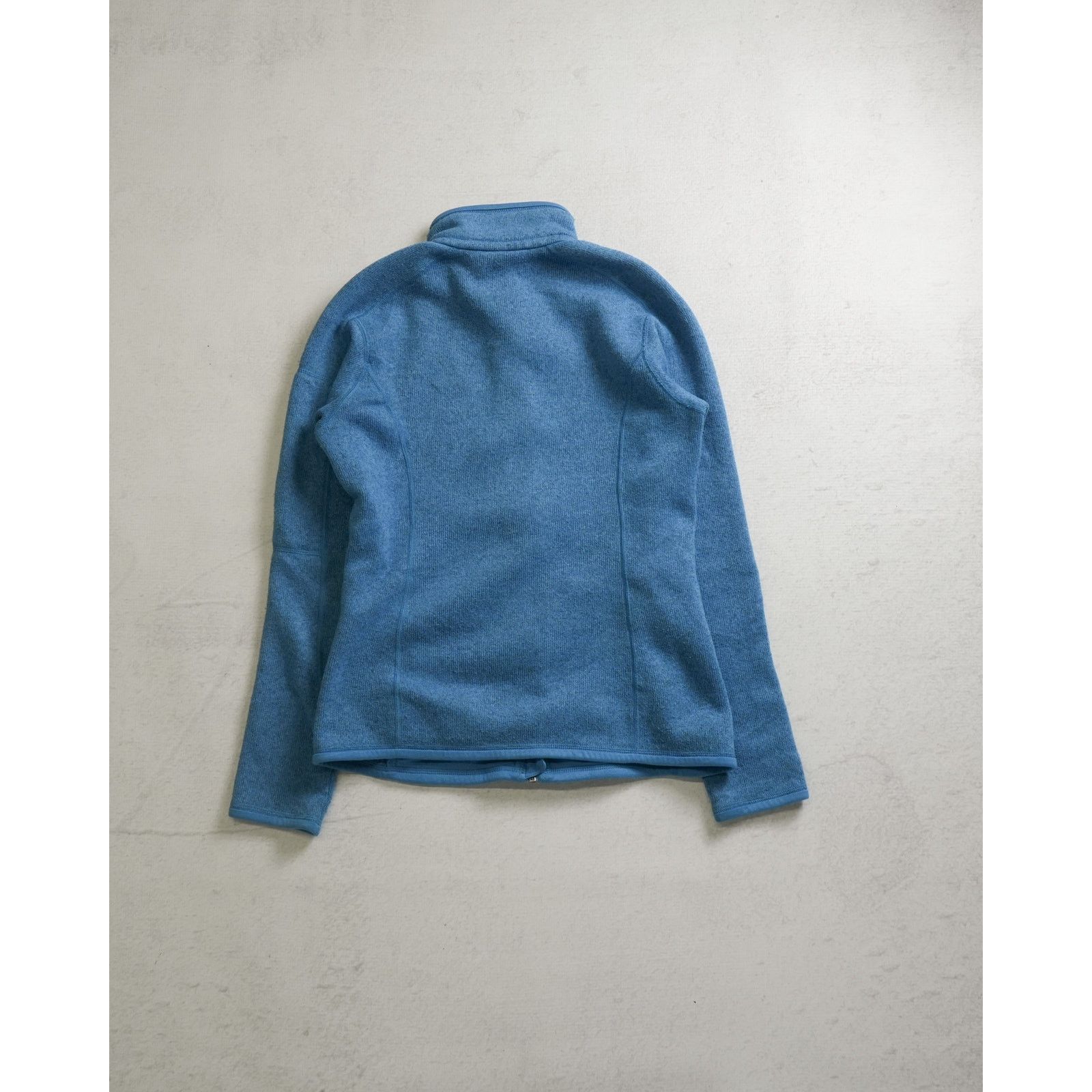 Patagonia Vintage 90s Patagonia Blue Zip-Up Sweatshirt - Women's Small Size S / US 4 / IT 40 - 2 Thumbnail
