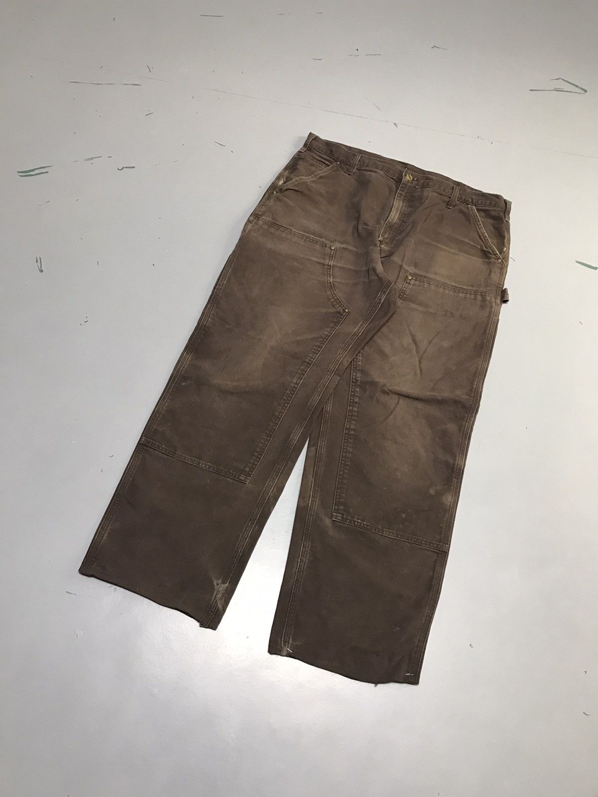 Carhartt Vintage Carhartt B136 DKB double knee workwear Size US 40 / EU 56 - 3 Thumbnail