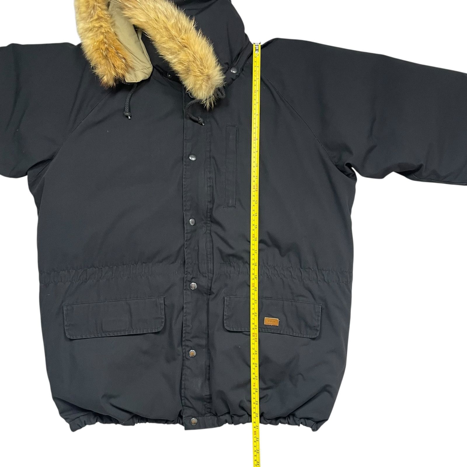 Polo Ralph Lauren VTG 90s POLO RALPH LAUREN DOWN PARKA FUR HOODED JACKET Sz L Size US L / EU 52-54 / 3 - 8 Thumbnail