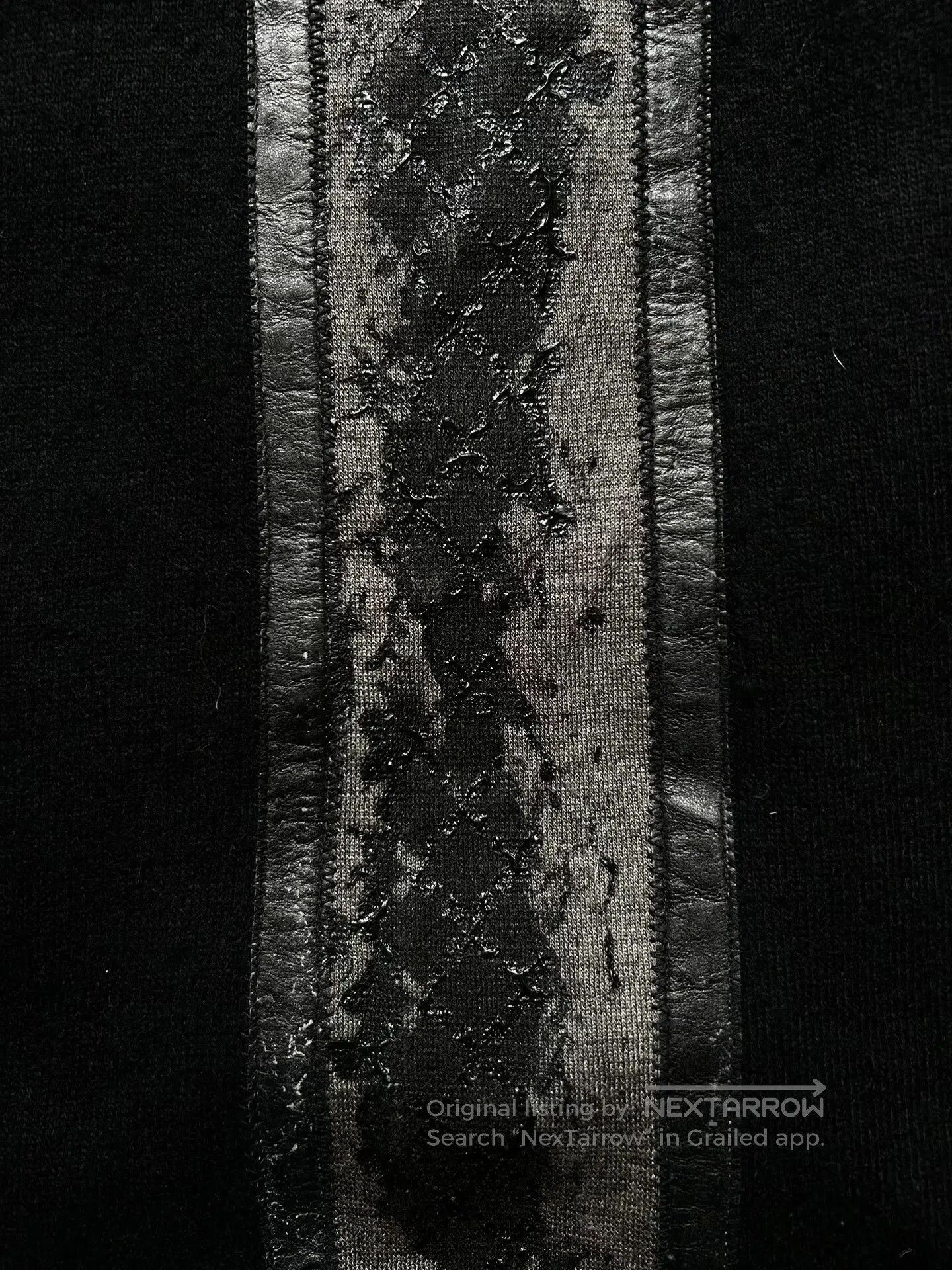 Hiroshi Kato dark layered cardigan by Kohshin Satoh. Size US L / EU 52-54 / 3 - 4 Thumbnail