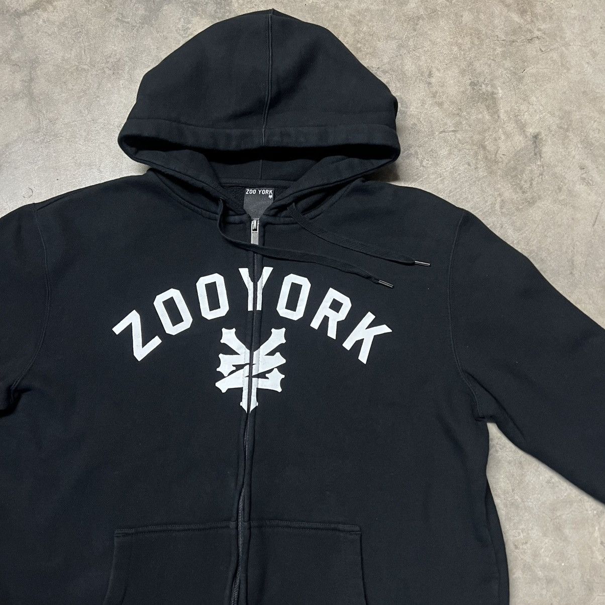 Vintage × Zoo York Vintage 2000’s Y2K Zoo York Full-Zip Hoodie Sweater Size US XL / EU 56 / 4 - 3 Thumbnail