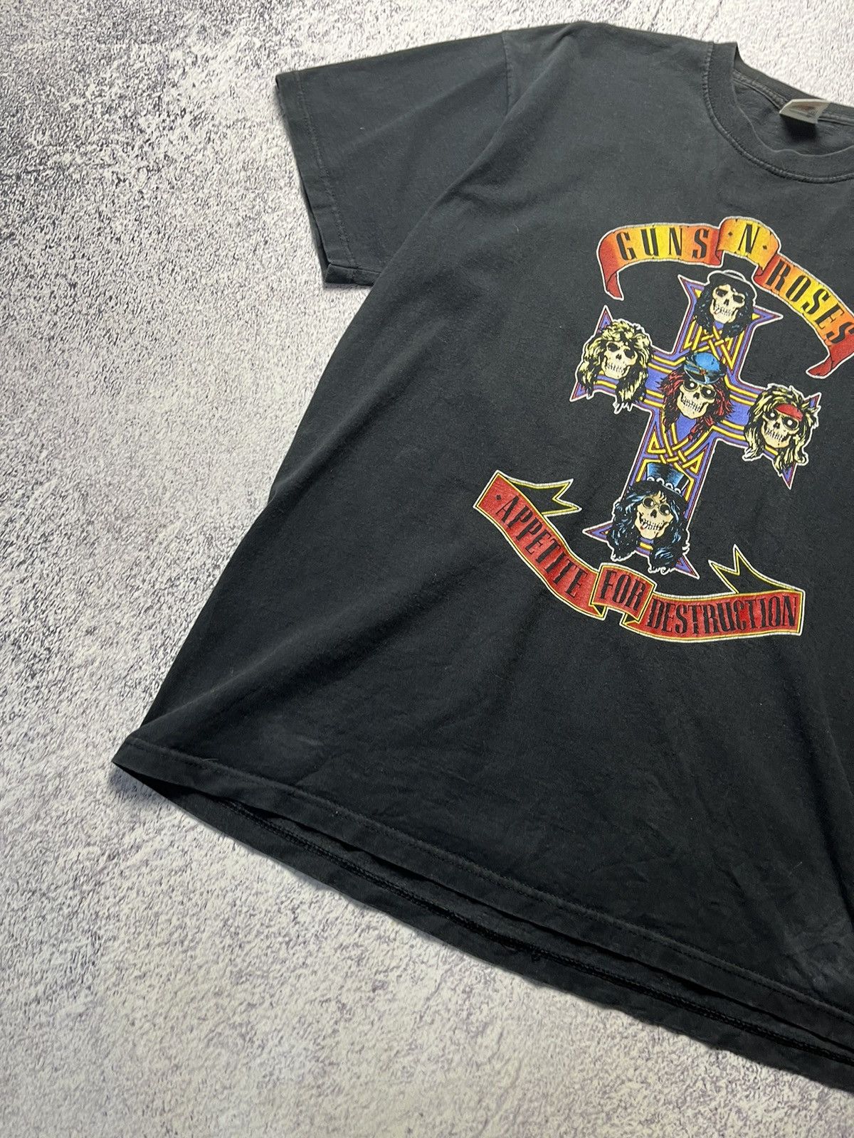 Band Tees GNR Appetite For Distruction Promo Cross T shirt Y2K tee L Size US L / EU 52-54 / 3 - 15 Thumbnail