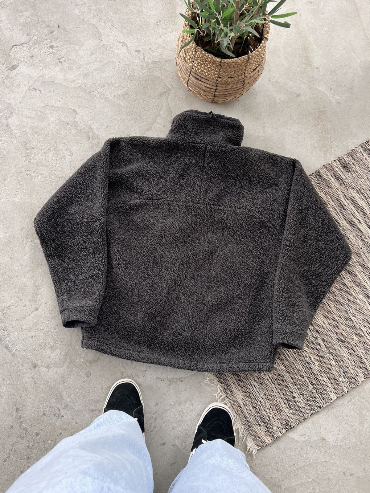 Rab Vintage Outdoor Rab Heavy Teddy Grey Fleece Jacket Y2K Size US XL / EU 56 / 4 - 2 Thumbnail