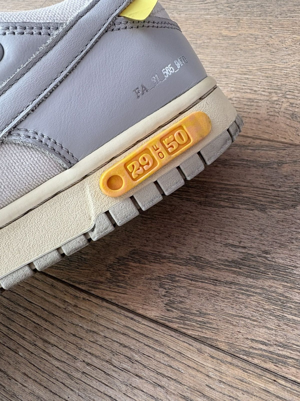 Nike × Off-White Nike Dunk Off-white lot 29 Size US 10 / EU 43 - 5 Thumbnail