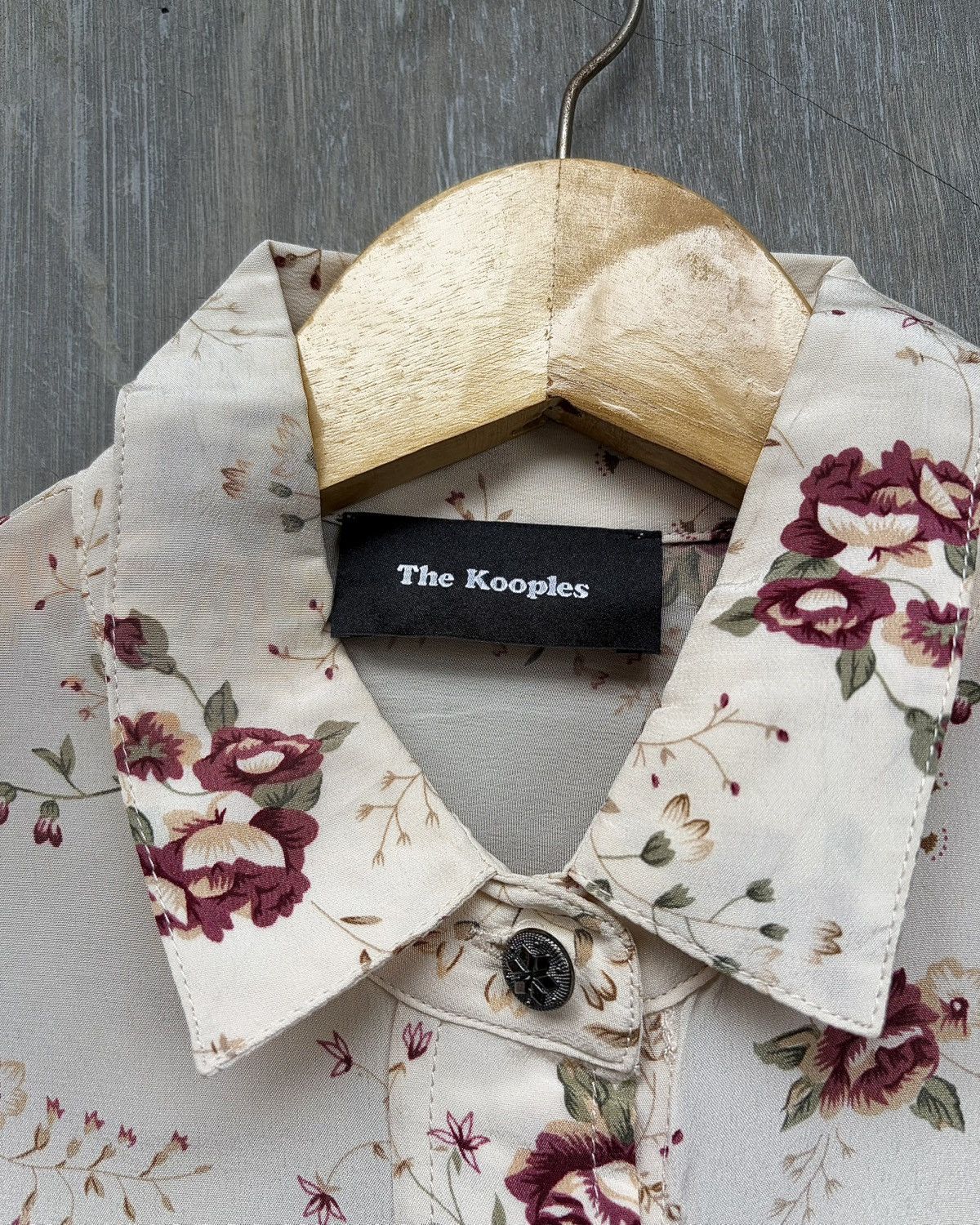 The Kooples The Kooples Rose Pattern Button Up Shirt Size M / US 6-8 / IT 42-44 - 4 Thumbnail