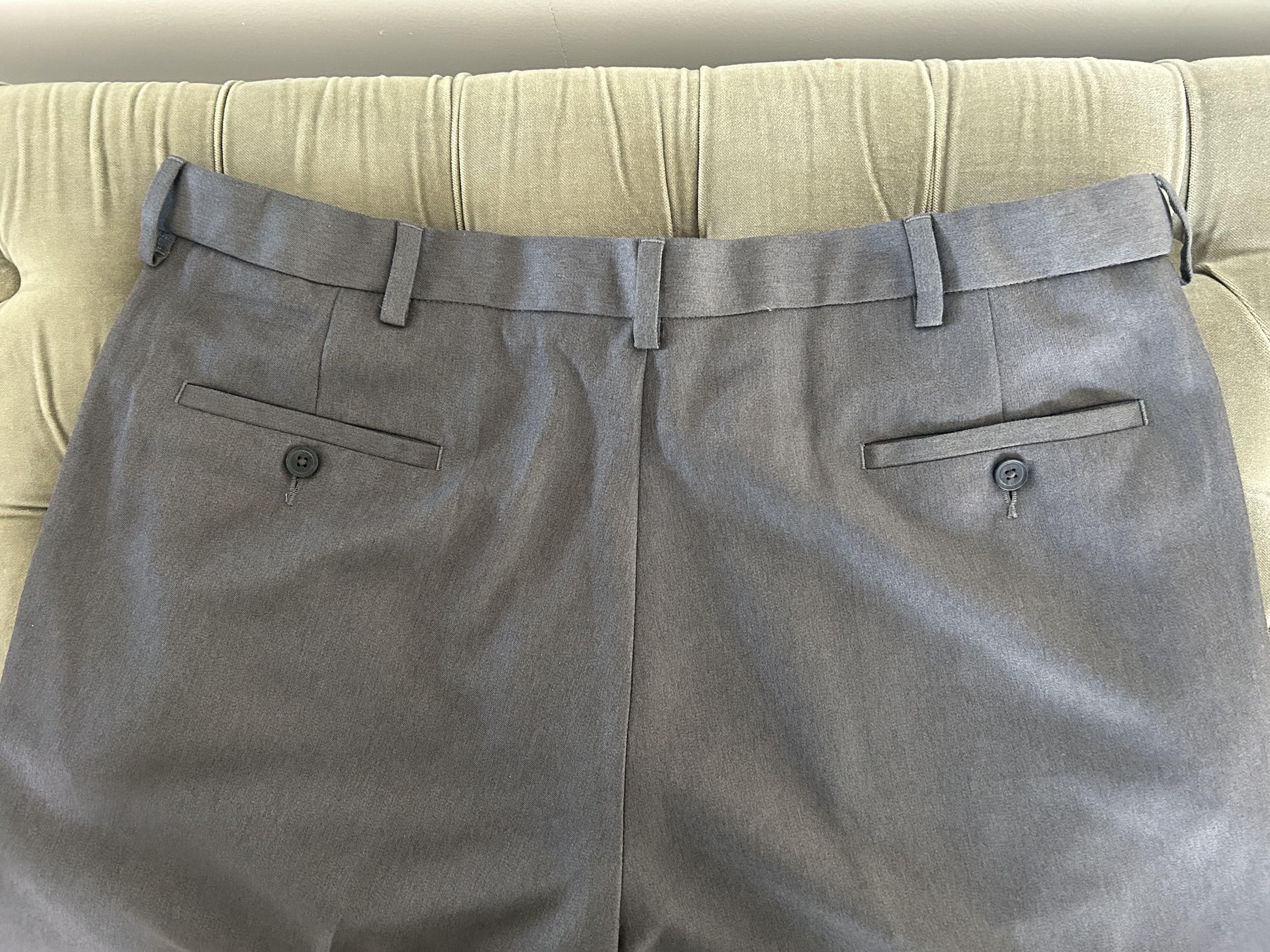 Haggar Haggar gray pants trousers size 40W 30L Flat front easy care