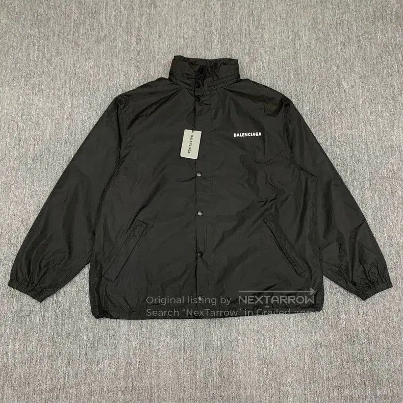 Balenciaga Balenciaga Black Nylon Windbreaker Jacket. Size US S / EU 44-46 / 1 - 2 Thumbnail