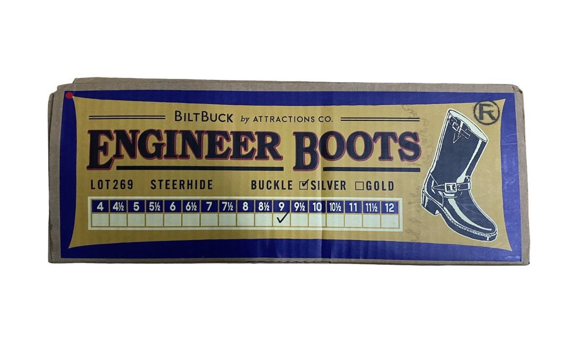 ATTRACTIONS × Vibram Engineer Boots Biltbuck By Attrations Co Size US 9 / EU 42 - 2 Thumbnail