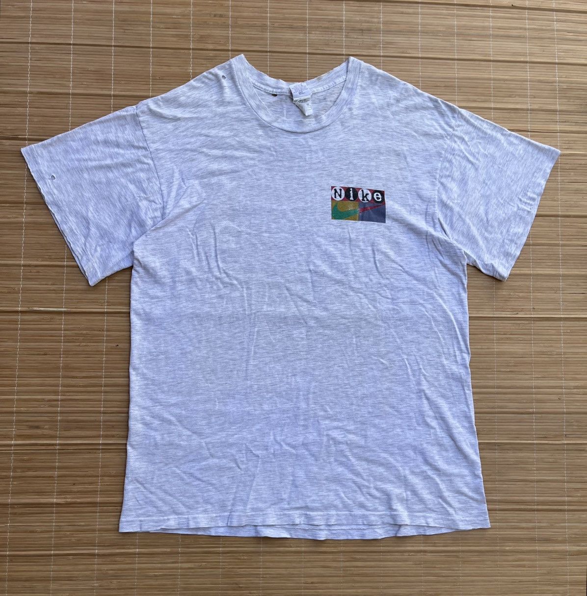 Nike Vintage 80s 90s Nike urban jungle distress t shirt Size US XL / EU 56 / 4 - 2 Thumbnail