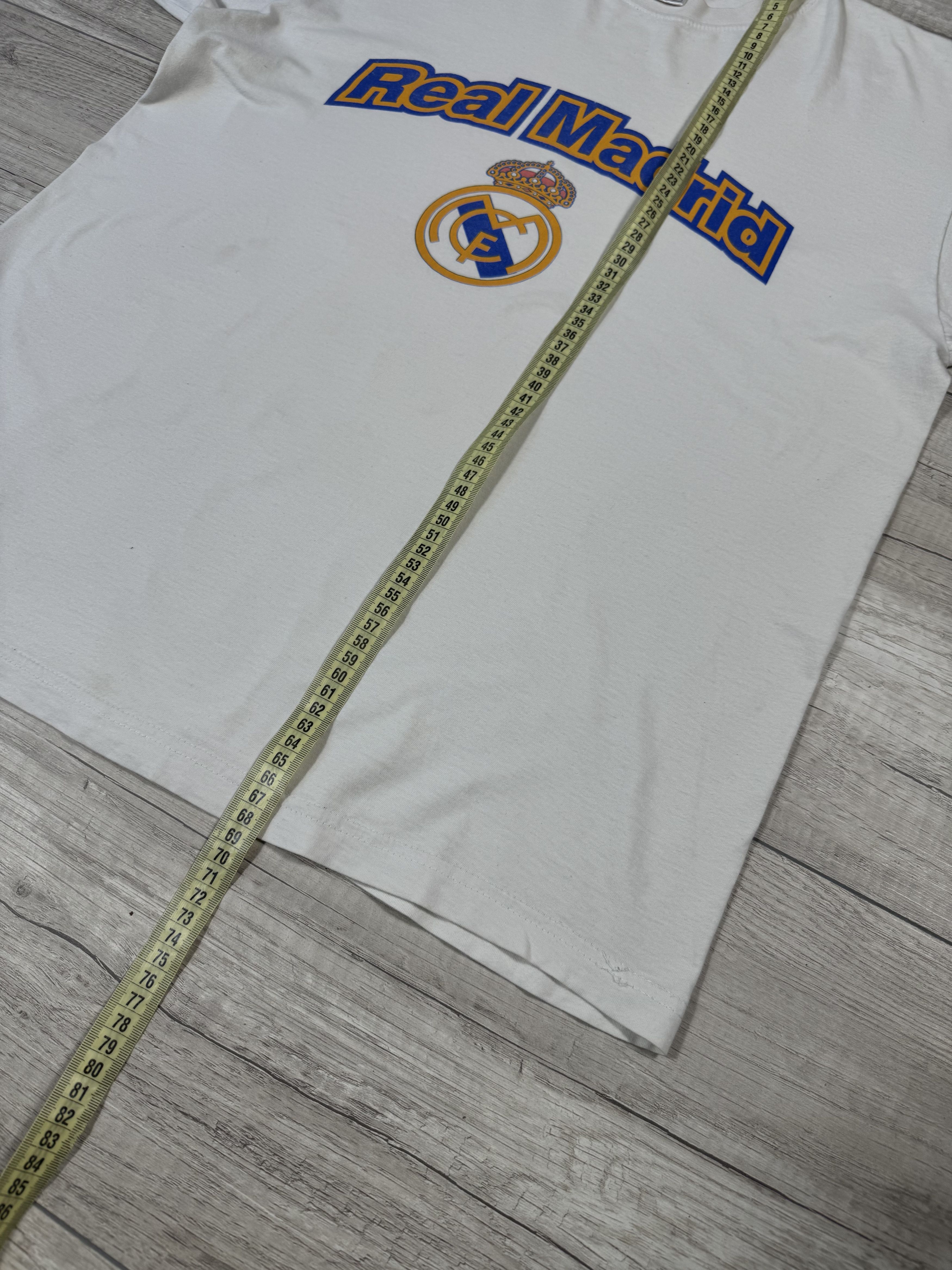 Vintage Crazy Vintage Real Madrid Beckham Y2K Soccer T Shirt Size US M / EU 48-50 / 2 - 8 Thumbnail