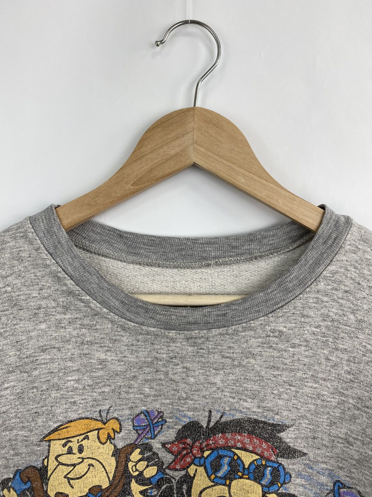 Cartoon Network 🇺🇸 Vintage 80s The Flintstones Sweatshirt Retro Rare Hype Y2K Size US XL / EU 56 / 4 - 7 Thumbnail