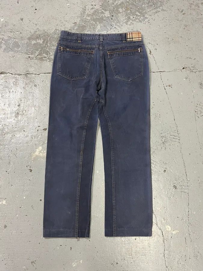 Burberry 2000s Burberry Navy Light Worker Pants Size US 31 - 7 Thumbnail