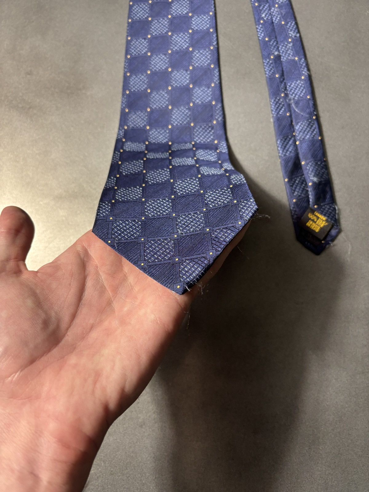 Guy Laroche Vintage Guy Laroche Silk Tie Diffusion Patterned Necktie 90s Size ONE SIZE - 7 Thumbnail