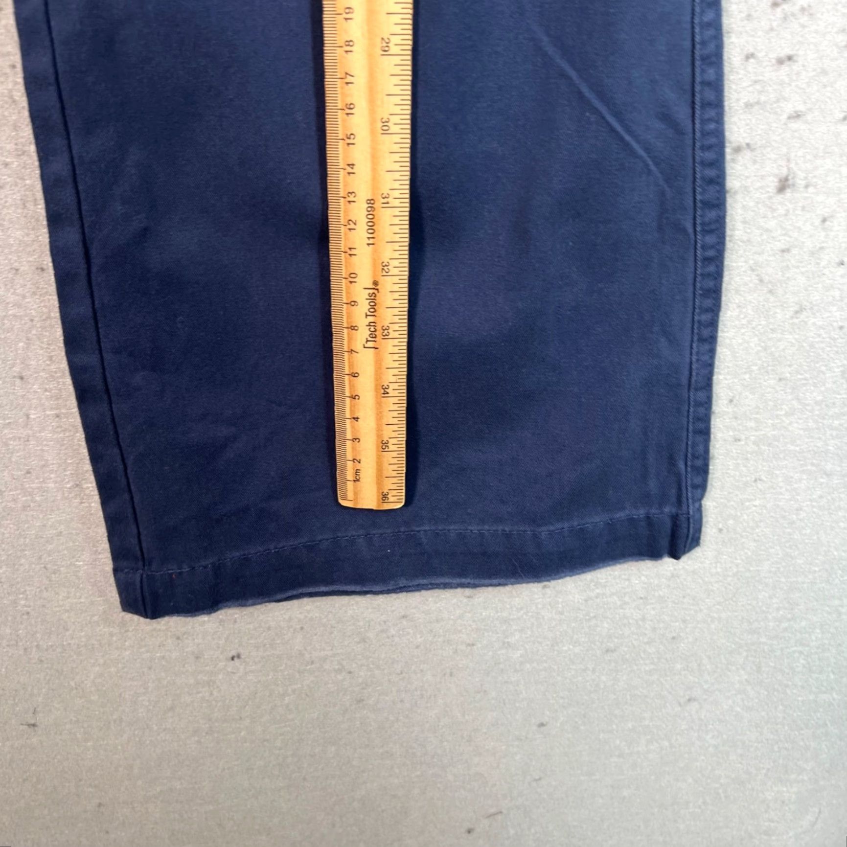 Vintage LIMITED Too Blue Cotton Flared Pants With Paisley Accent Womens Size 14 NEW Size 36" / US 14 / IT 50 - 6 Thumbnail