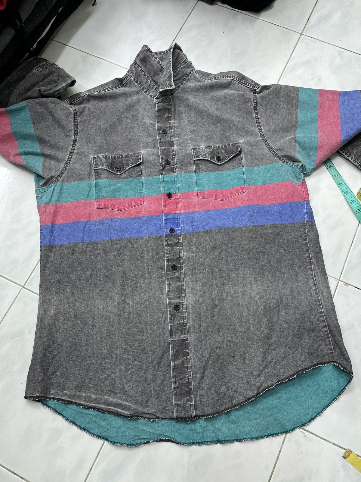Wrangler 🔥🔥🔥ARCHIVE VINTAGE WRANGLER BRUSH POPPER SHIRTS Size US L / EU 52-54 / 3 - 14 Thumbnail