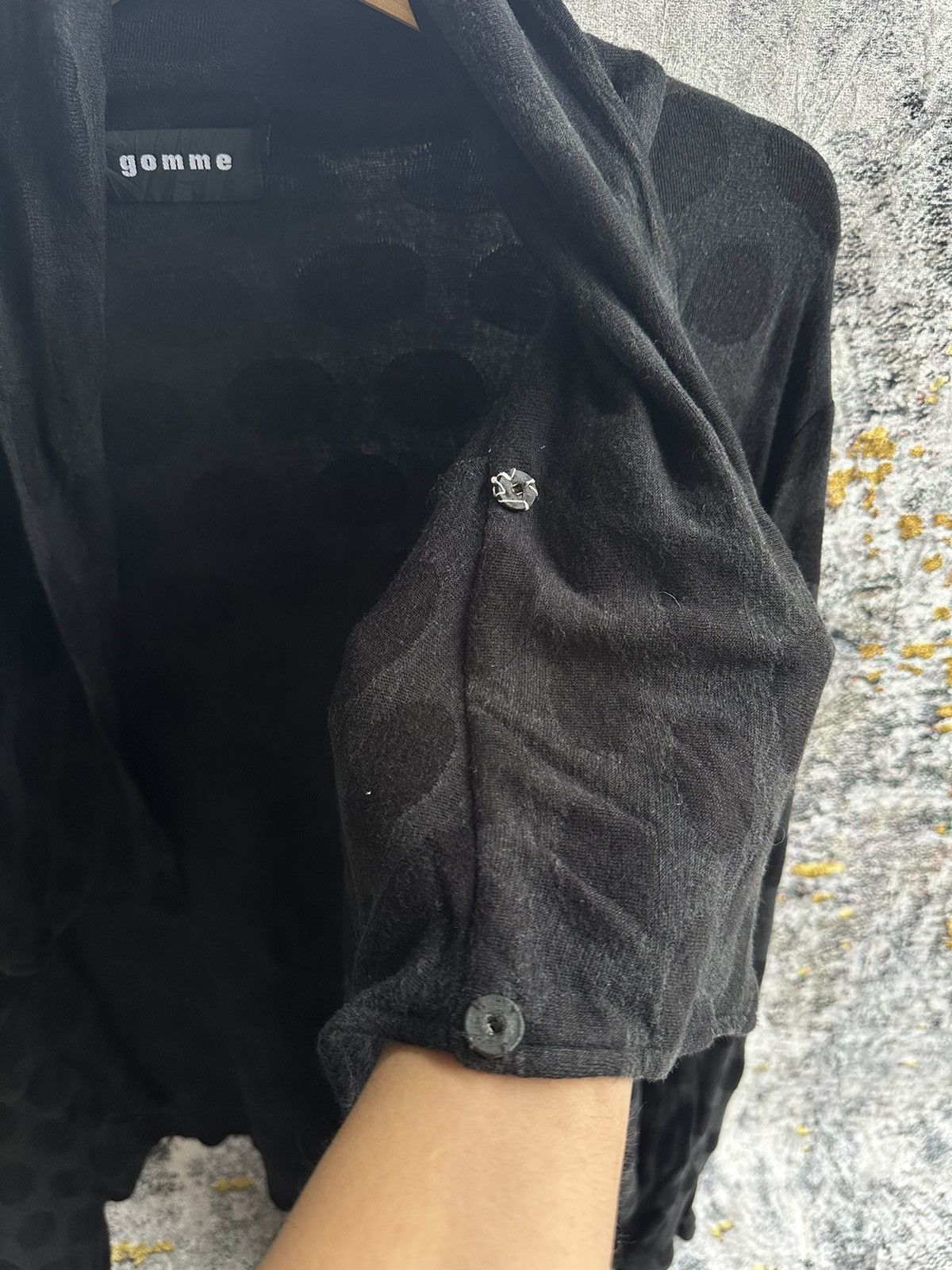 gomme JAPANESE GOMME ASSYMETRICAL CRAZY FUGA STYLE LIKE A YOHJI Size US L / EU 52-54 / 3 - 3 Thumbnail