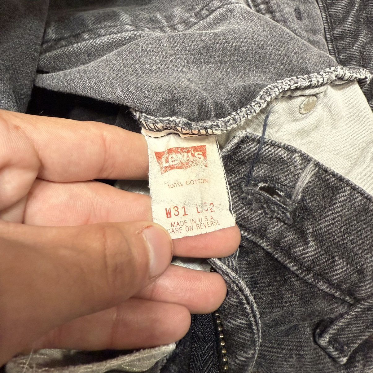 Levi's Vintage Levi’s 560 Baggy Fit Black Orange Tab Denim Jeans Size US 30 / EU 46 - 7 Thumbnail