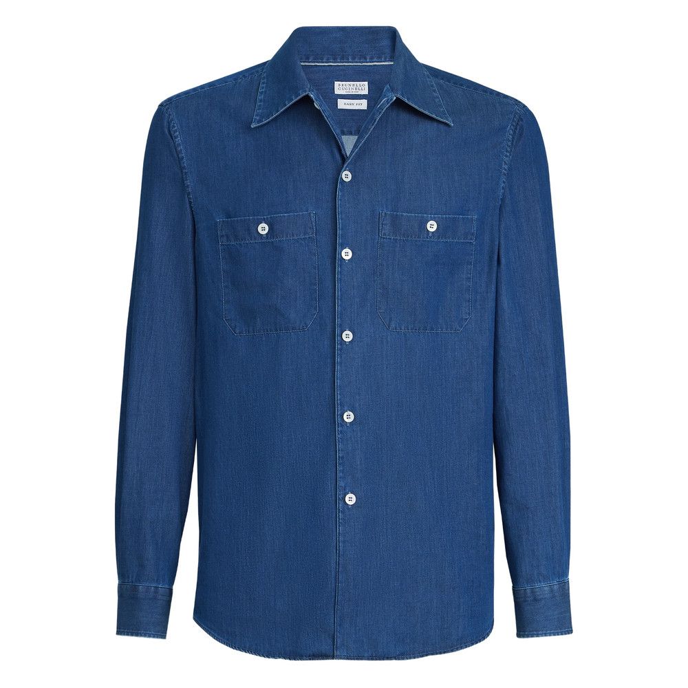 Brunello Cucinelli BLUE Shirts