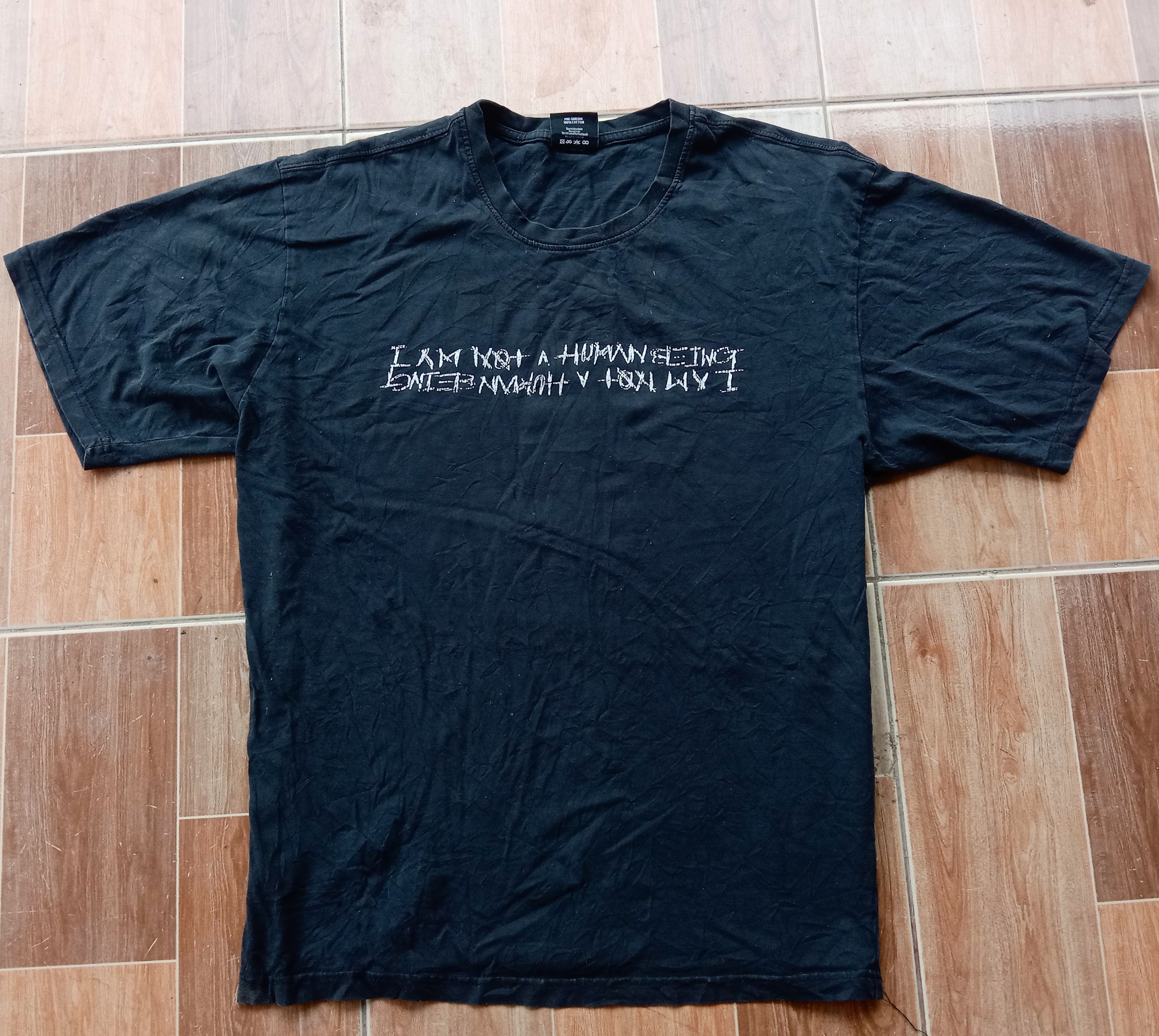 ★人気★【I AM NOT A HUMAN BEING】★STITCHED BASIC LOGO TE.E I Am Not A Human Being | Grailed
