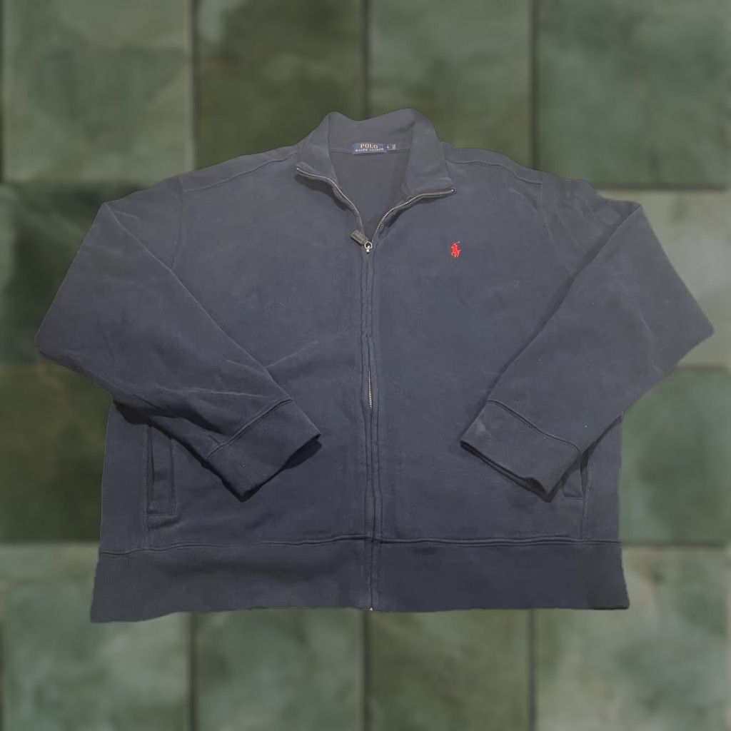Polo Ralph Lauren Polo Ralph Lauren Mens Size L Blue Full Zip Sweatshirt Jacket Size US L / EU 52-54 / 3 - 1 Thumbnail
