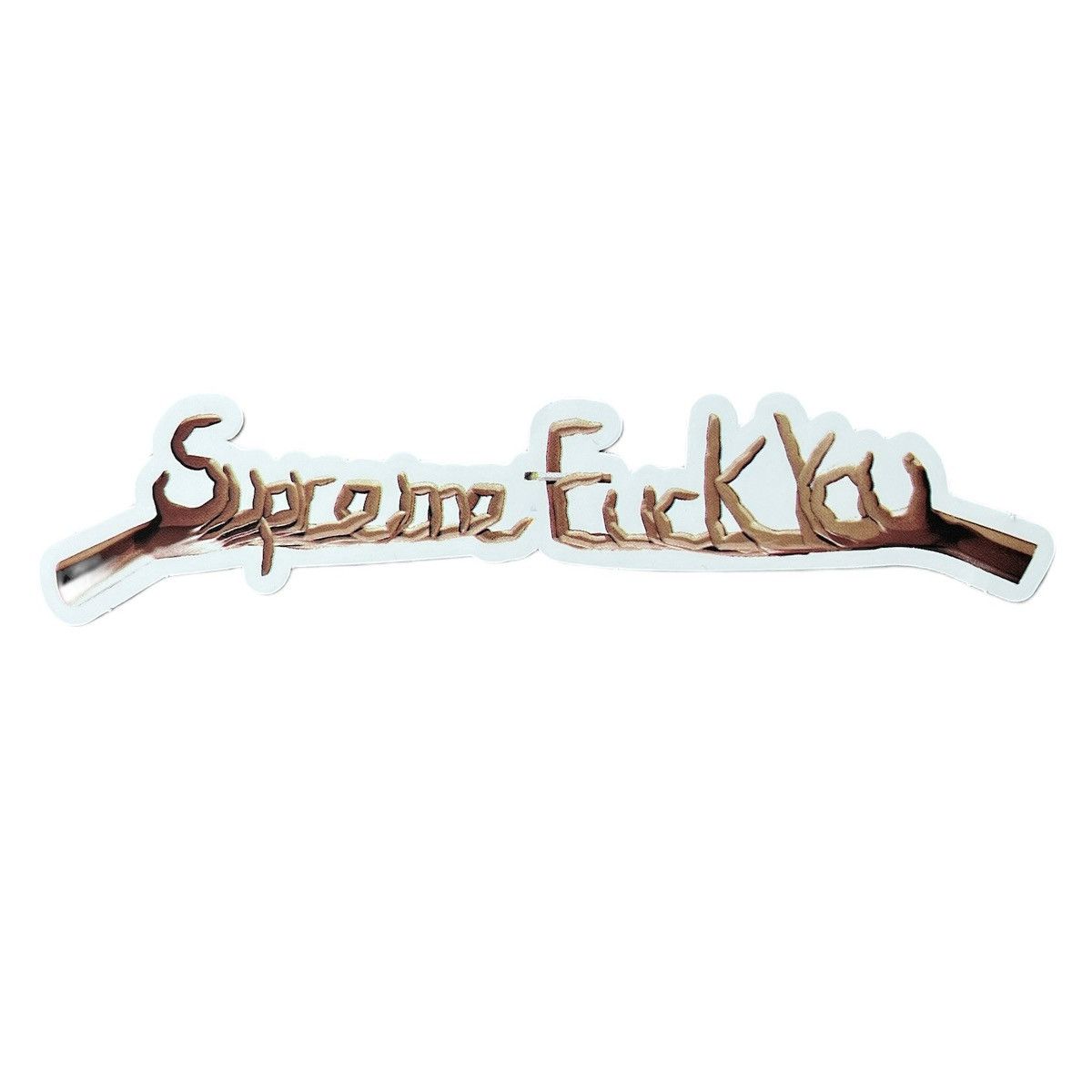 Hot Supreme F**K Sticker