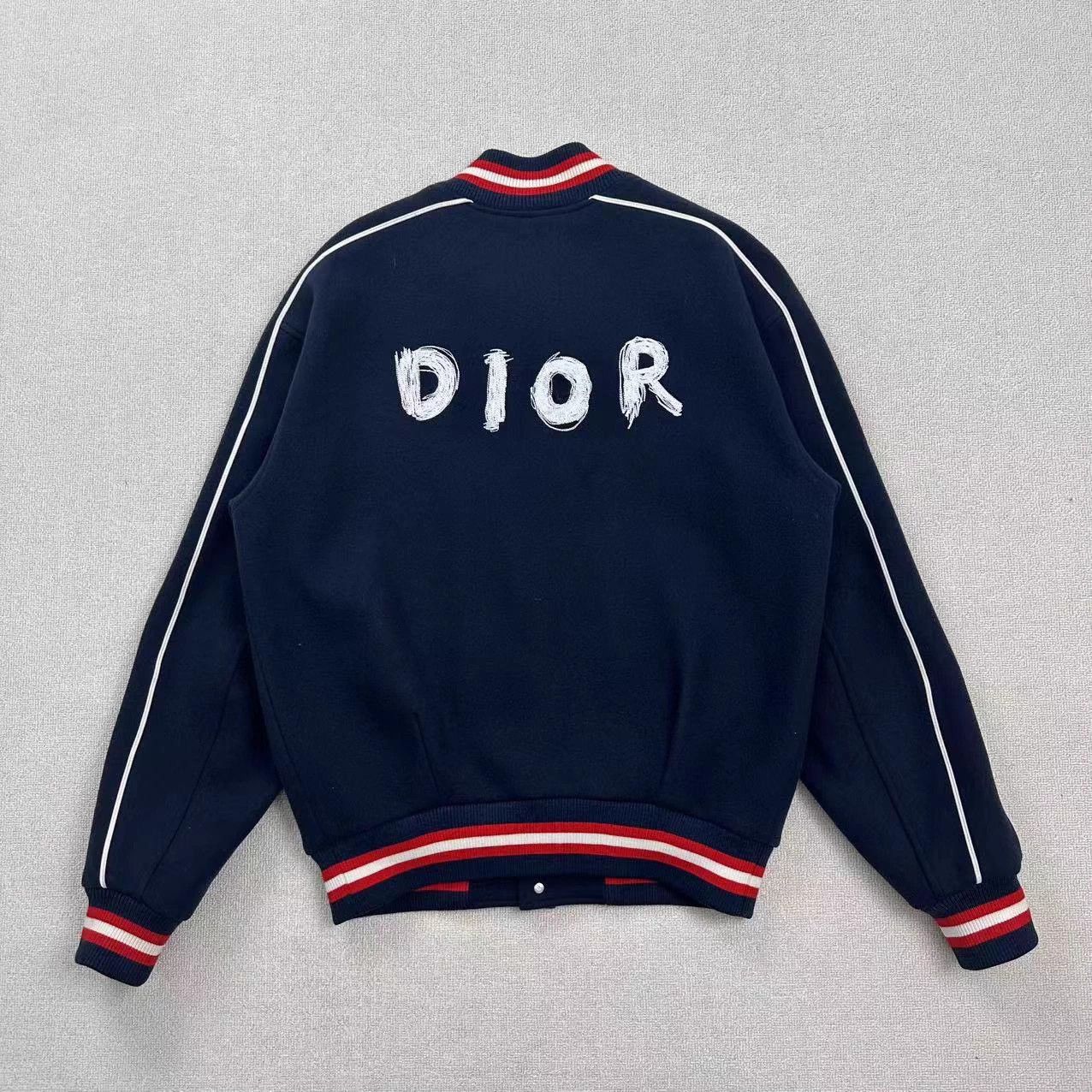 Dior DIOR cartoon letter logo baseball jacket M new Size US M / EU 48-50 / 2 - 2 Thumbnail