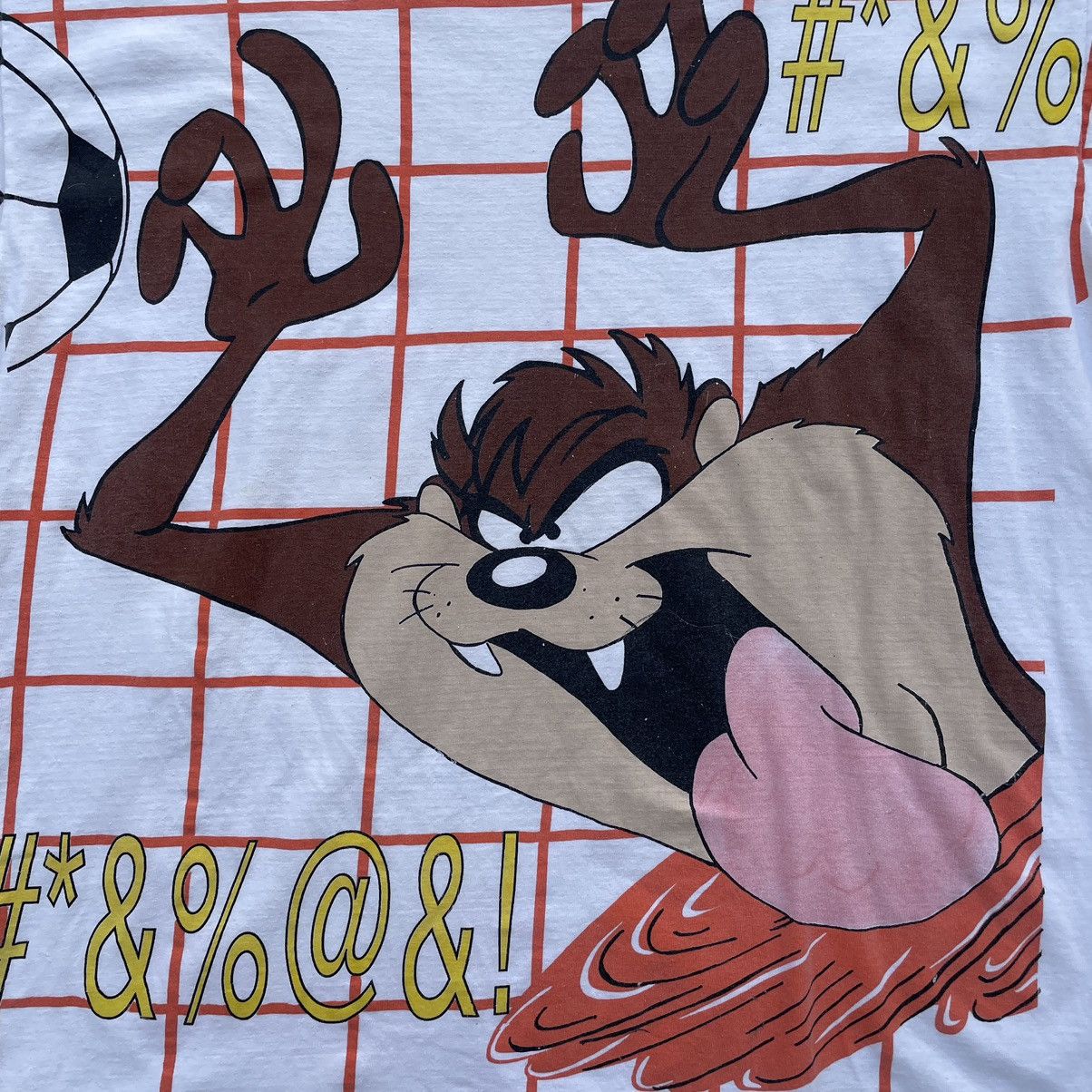 Cartoon Network Vintage 90s Looney Tunes Taz Soccer AOP Shirt Size XL Size US XL / EU 56 / 4 - 2 Thumbnail