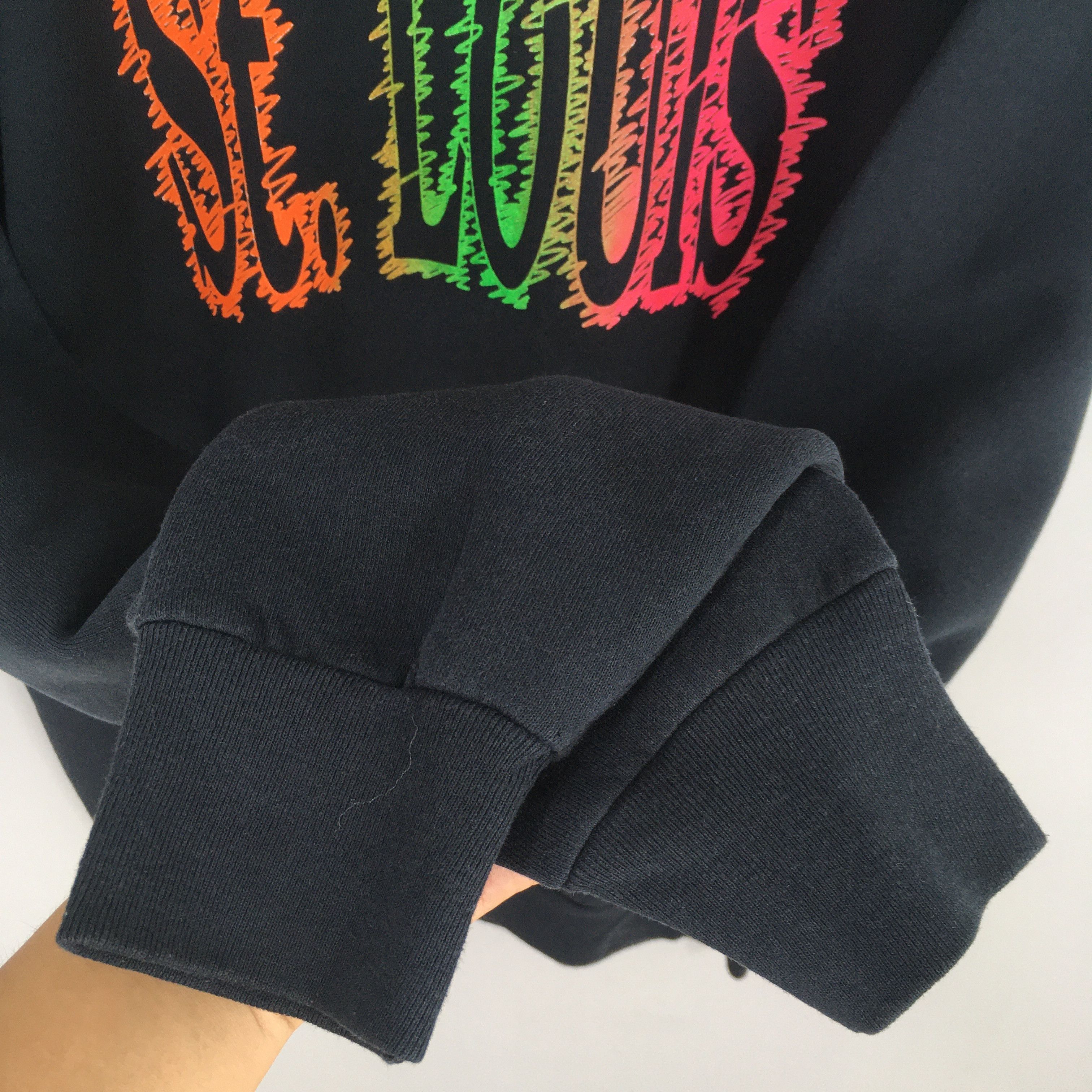 Fruit Of The Loom Vintage 90s Saint Louis University Sweatshirt XLarge Size US XL / EU 56 / 4 - 4 Thumbnail