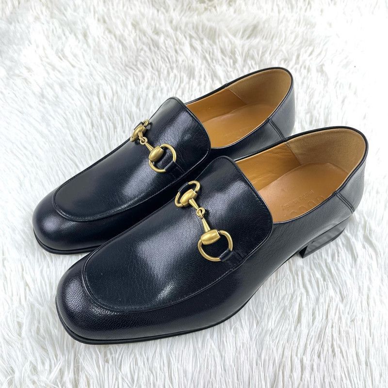 Gucci Gucci Leather Horsebit Loafers in Black - Size US 8.5 / EU 41-42 - 1 Thumbnail