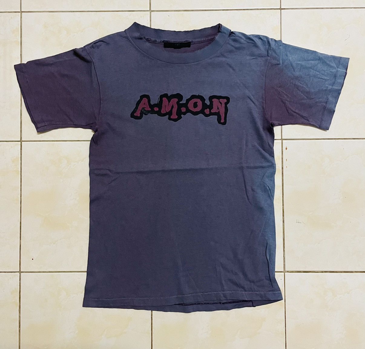 Vintage VINTAGE AMON HORROR GRAPHIC (DEVILMAN) SHIRTS Size US S / EU 44-46 / 1 - 1 Thumbnail