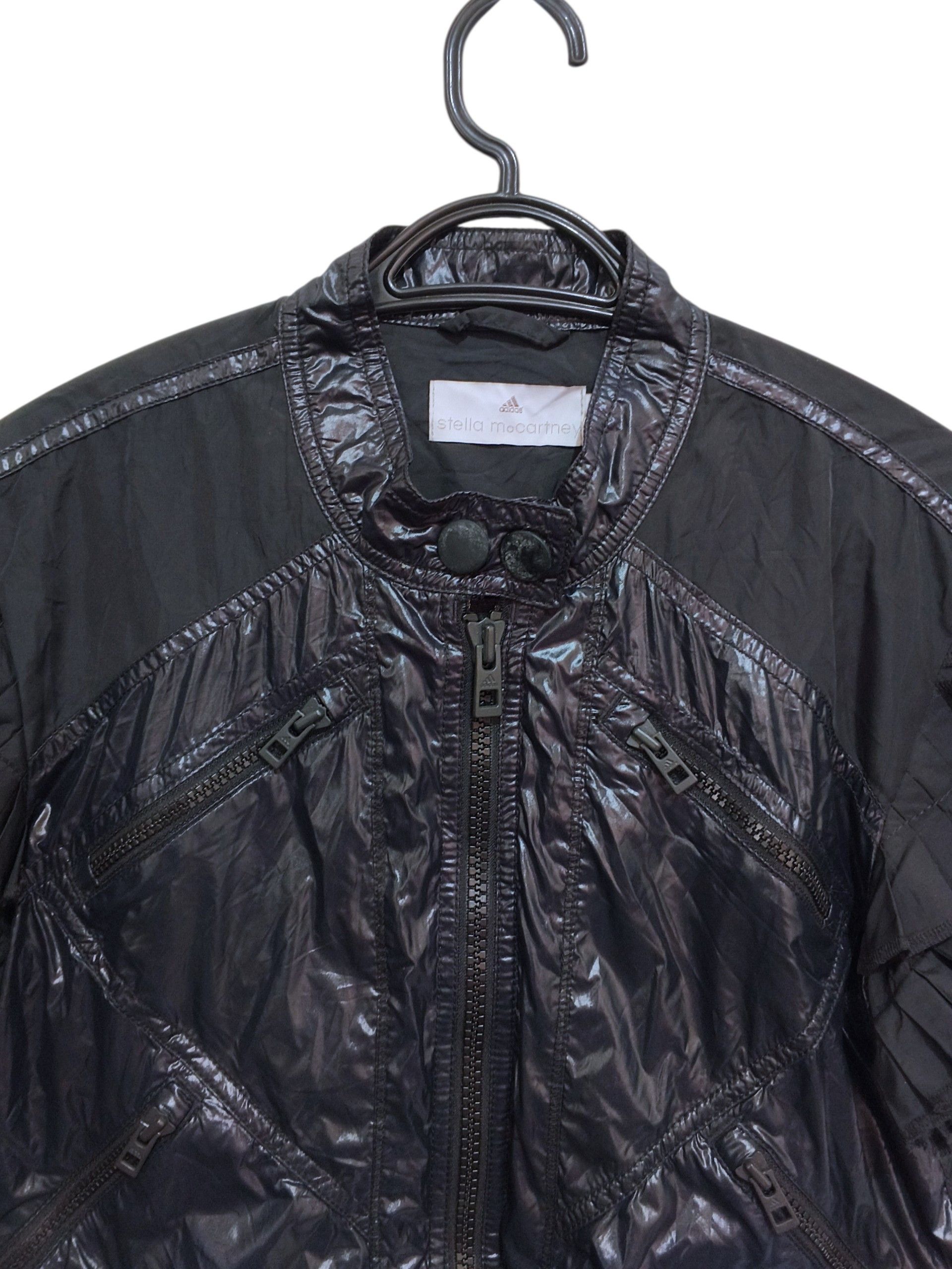 Adidas × Stella McCartney Adidas x Stella McCartney Nylon Ruffle Sleeve Jacket Size M / US 6-8 / IT 42-44 - 3 Thumbnail