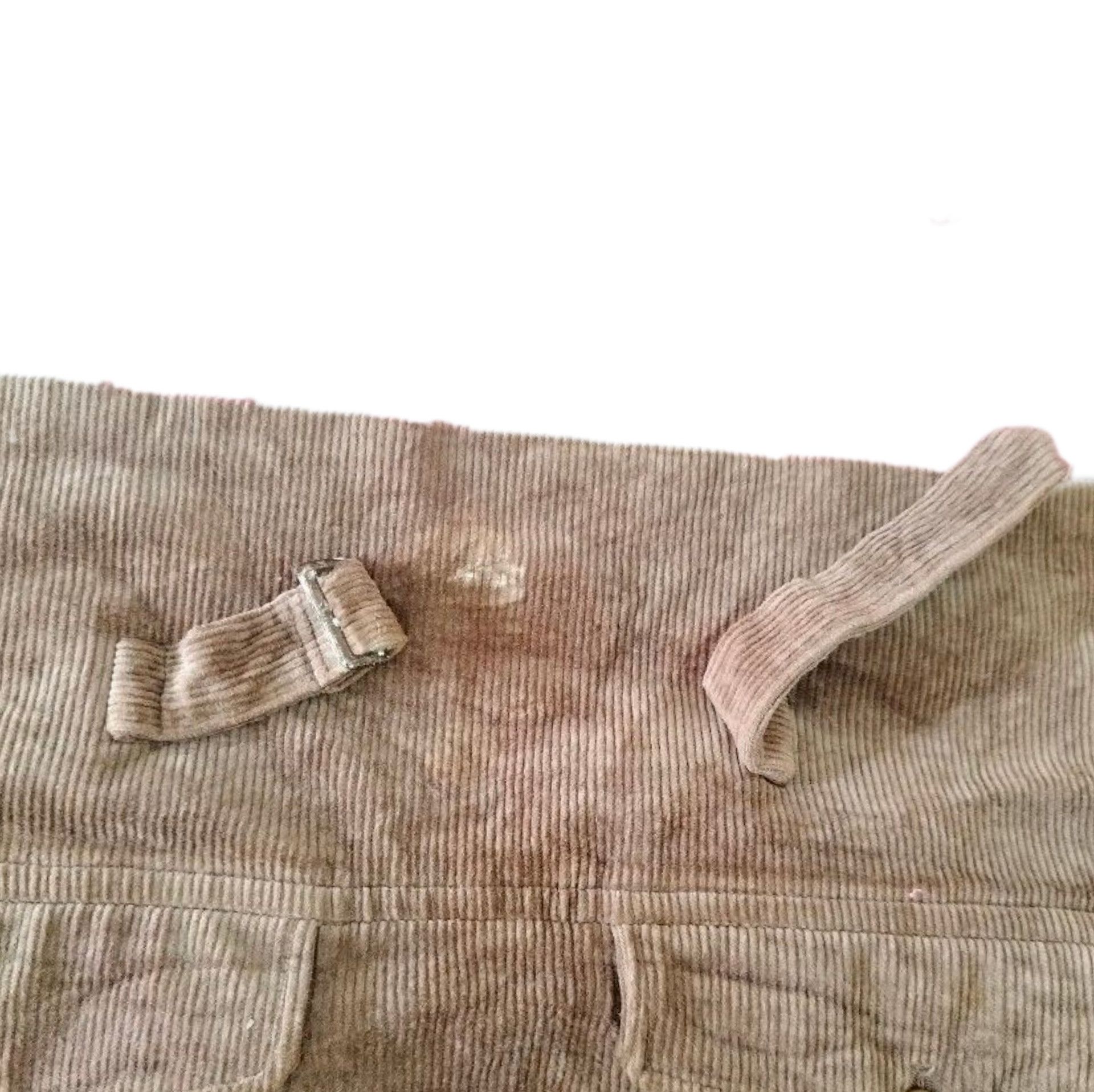 Issey Miyake Vintage Corduroy Zip Wrap Skirt Size 34" / US 12 / IT 48 - 7 Thumbnail
