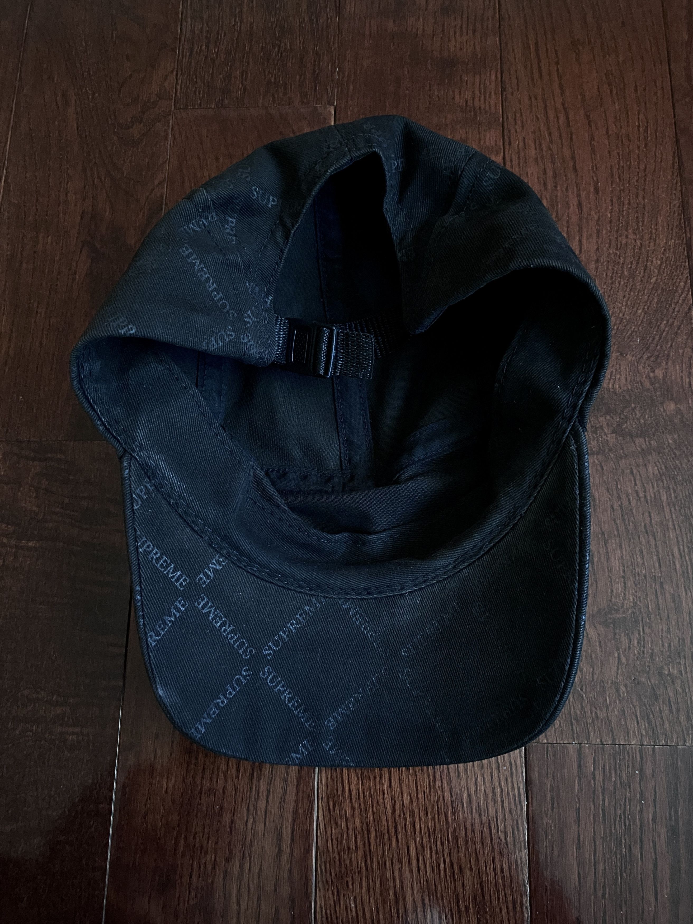 Supreme Gucci Monogram Rip Camp Cap Size ONE SIZE - 3 Thumbnail