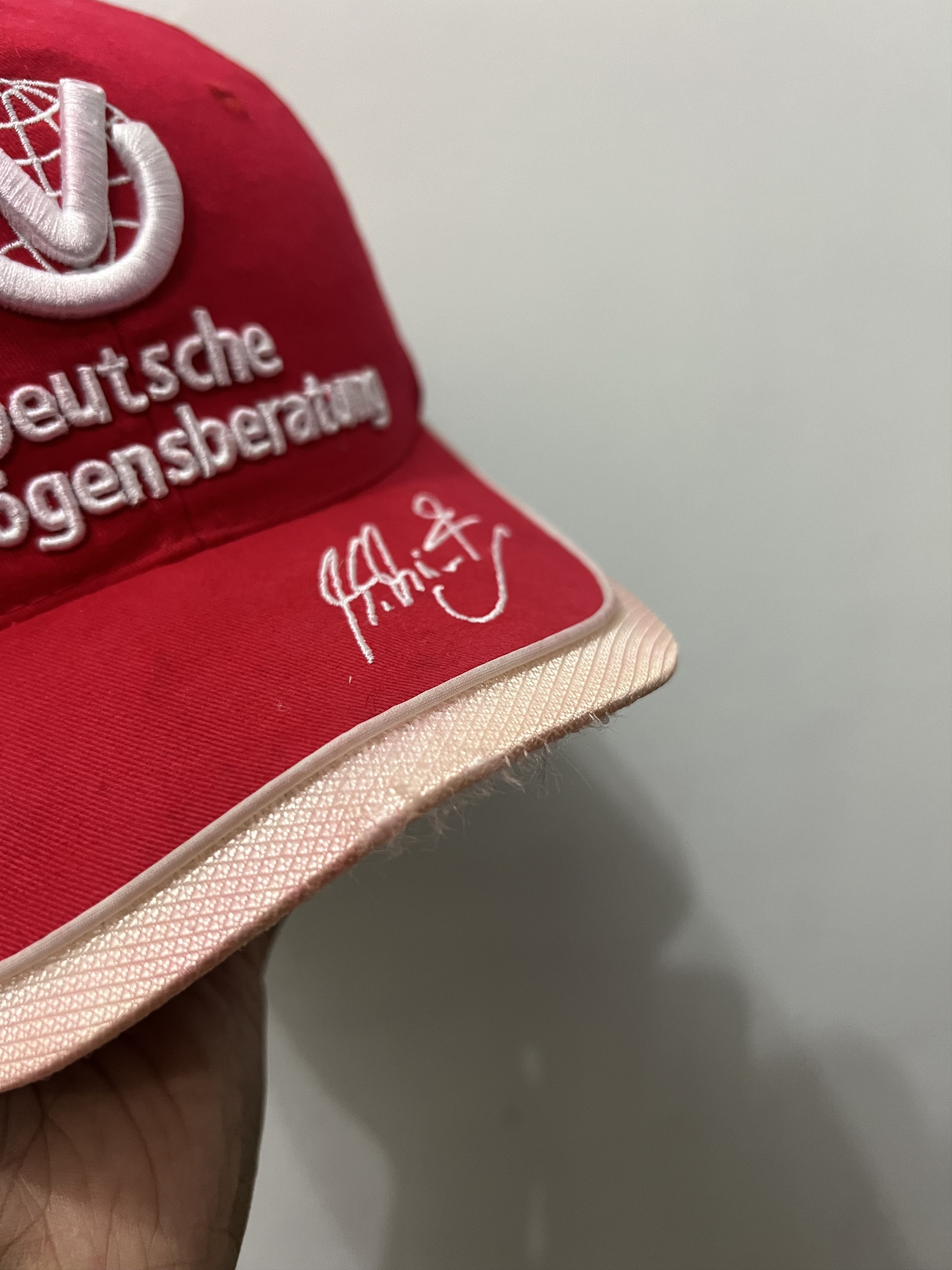 Ferrari Micheal Schumacher Deutsche Vintage Hat Size ONE SIZE - 12 Thumbnail