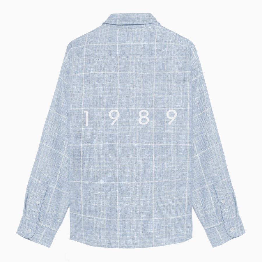 1989 STUDIO o1d2blof1124 Button Shirt in Sky Blue Size US M / EU 48-50 / 2 - 2 Thumbnail