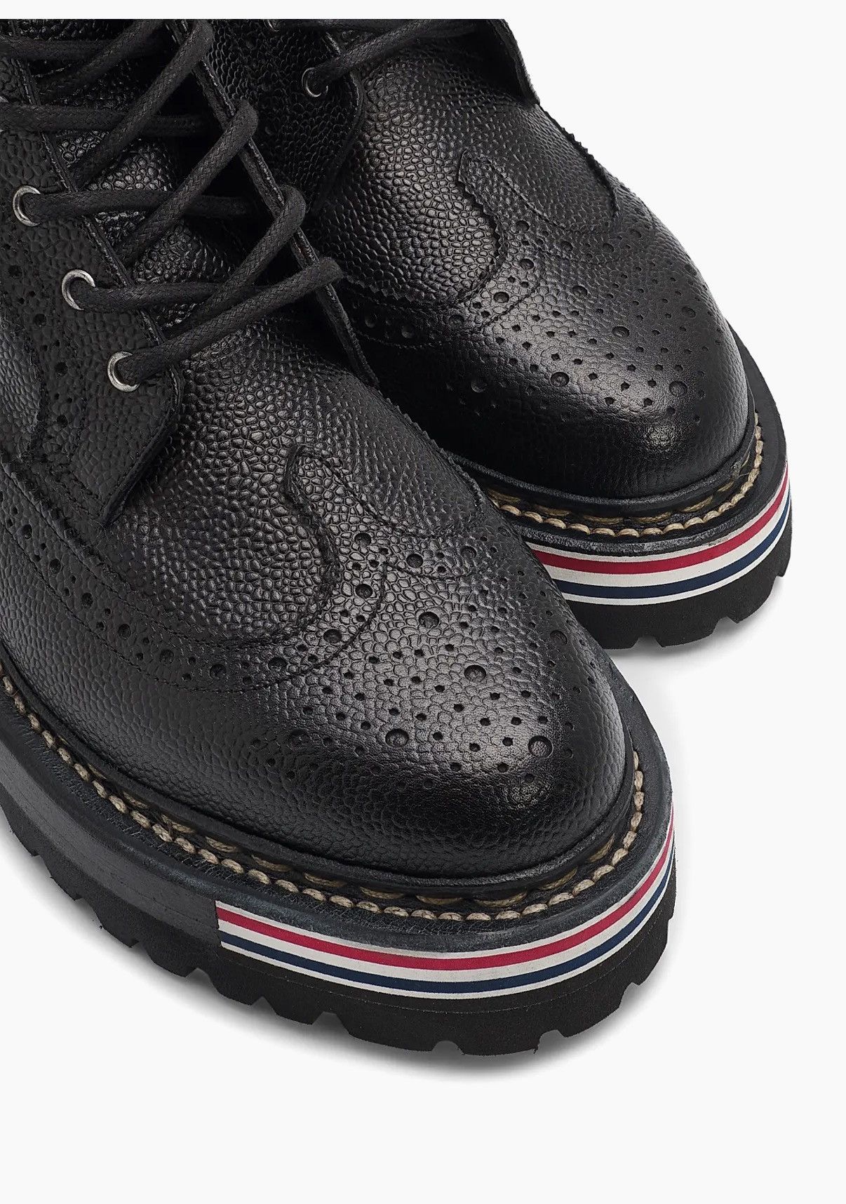Thom Browne Thom Browne Leather Lugsole Hiking Boots Size US 9.5 / EU 42-43 - 2 Thumbnail