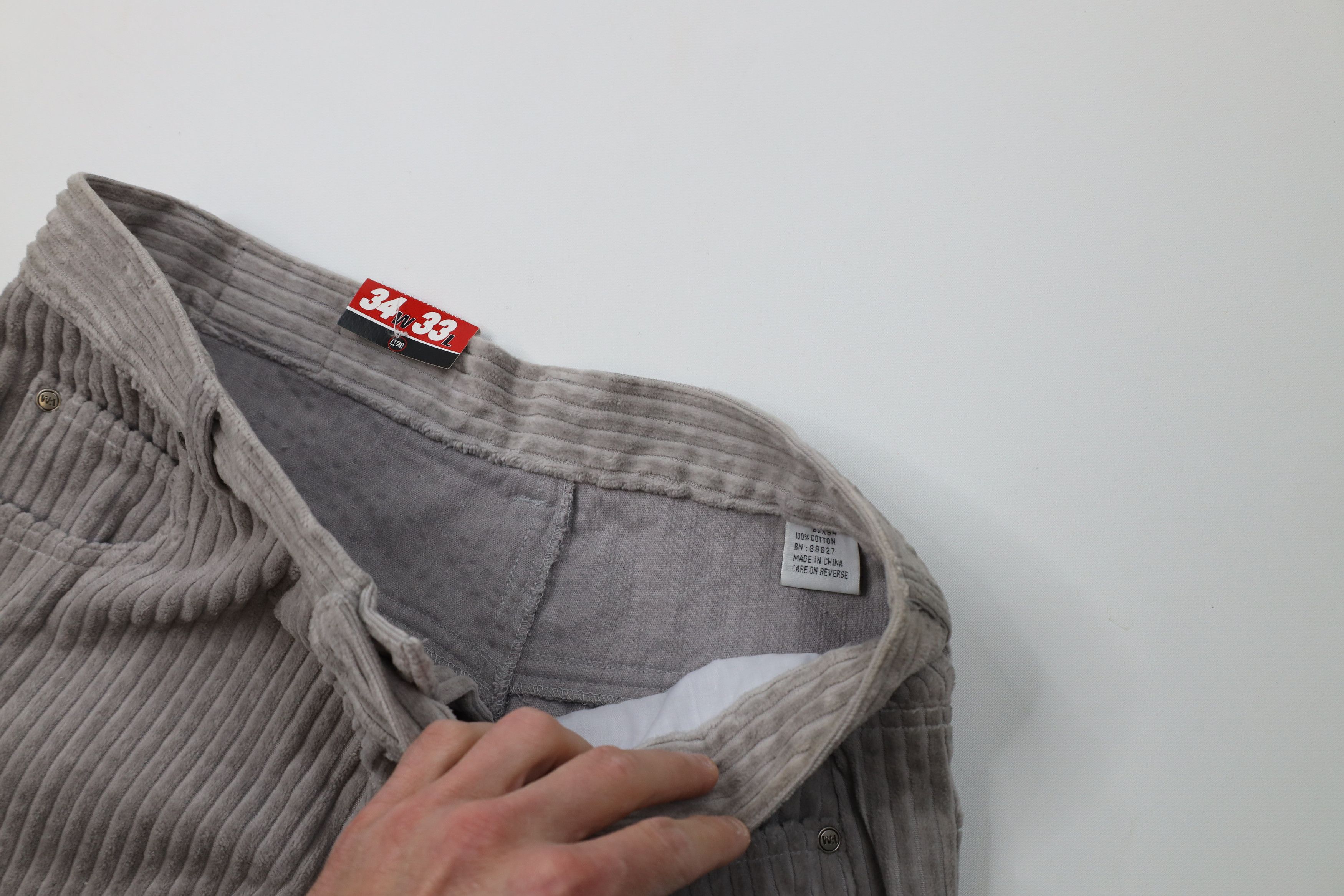 Vintage Deadstock Vintage 90s Streetwear Elephant Corduroy Pants Size US 34 / EU 50 - 7 Thumbnail