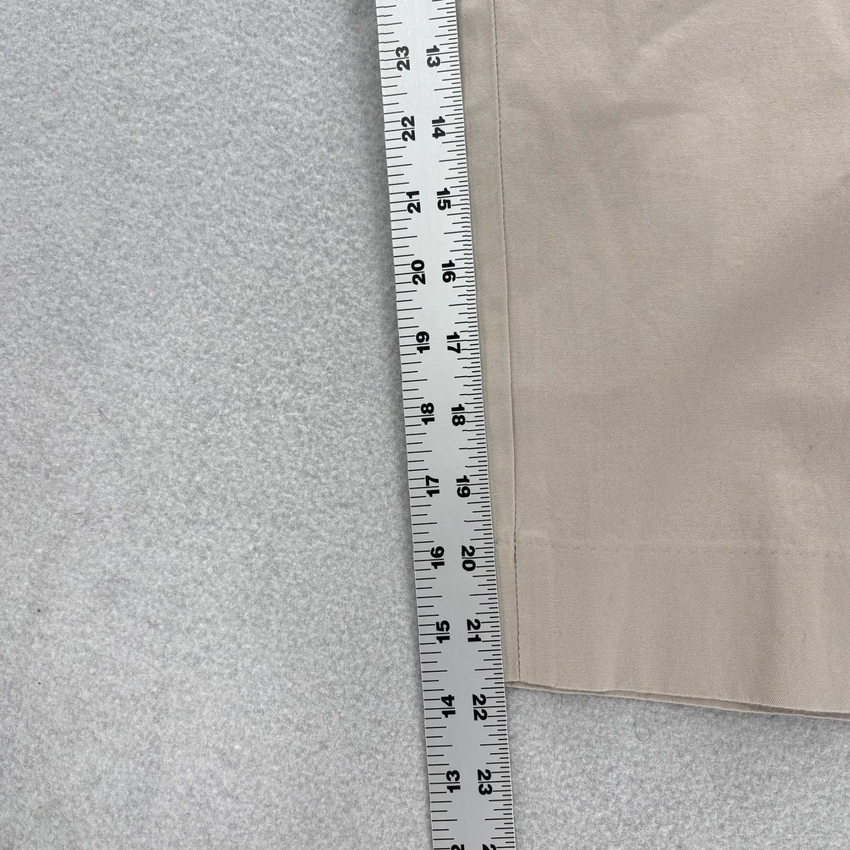 Talbots Talbots Pant Slim Chino Beige Womens 12 Regular Crop Stretch Twill Pockets Casual Size 34" / US 12 / IT 48 - 7 Thumbnail