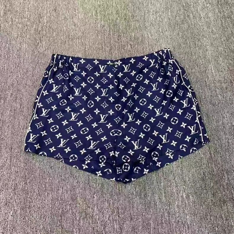 Louis Vuitton Louis Vuitton Blue Monogram Shorts - dmc Size US 36 / EU 52 - 1 Thumbnail