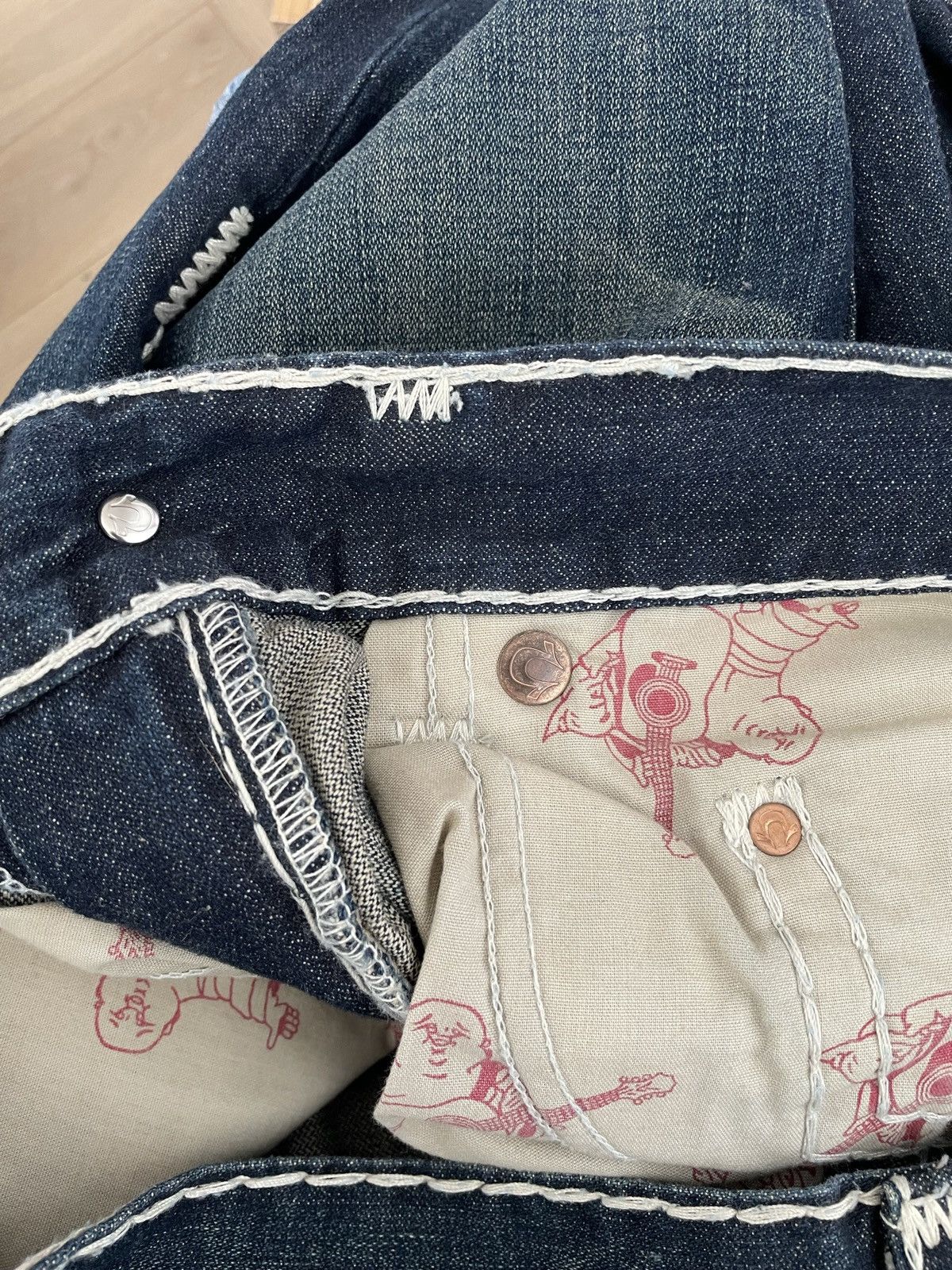 True Religion × Vintage True Religion Vintage Y2k Denim Jeans Trousers Pants Swag Size US 31 - 14 Thumbnail