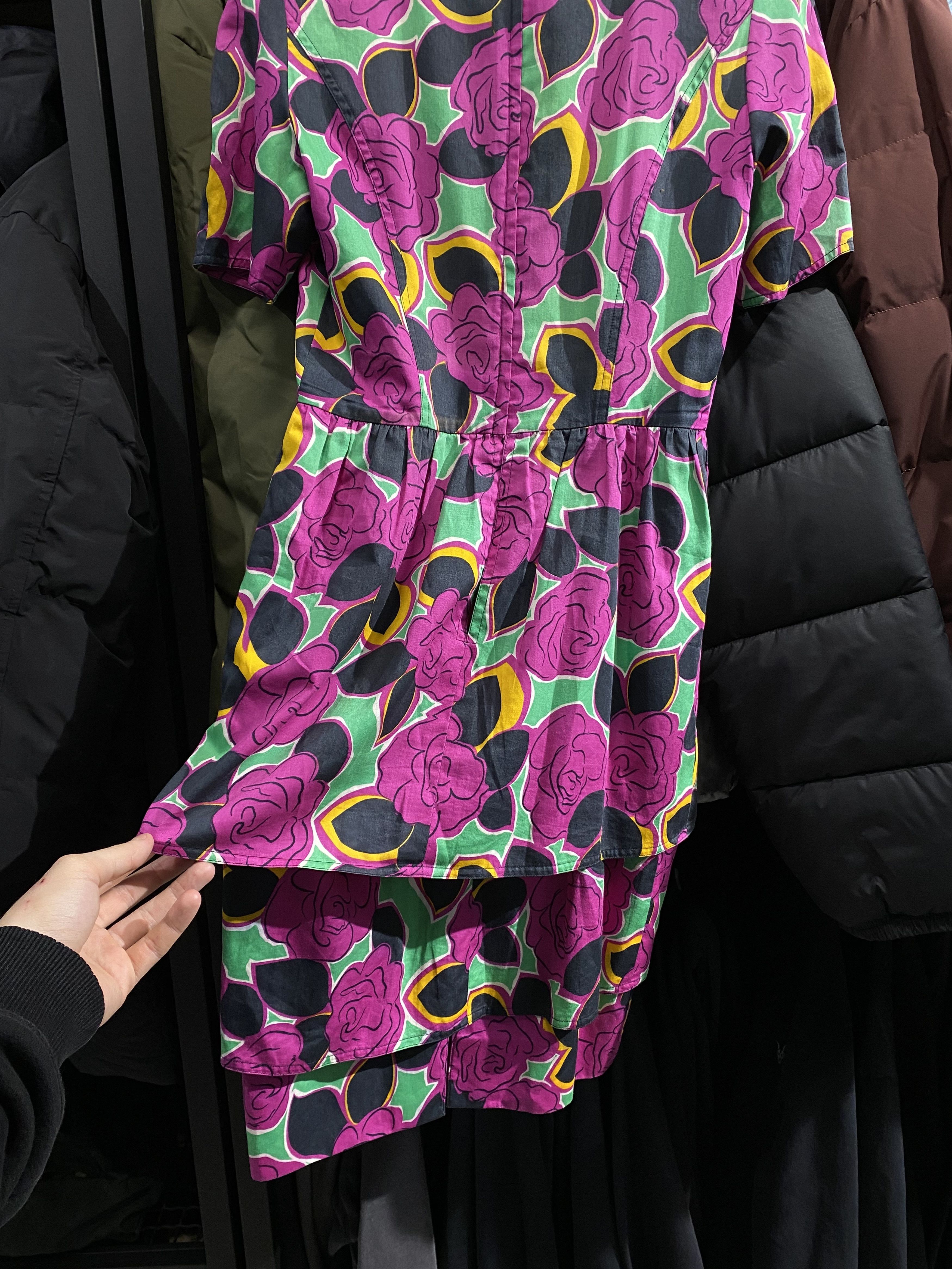 Guy Laroche Vintage Guy Laroche 1980s Mid-length dress floral pattern Size M / US 6-8 / IT 42-44 - 6 Thumbnail