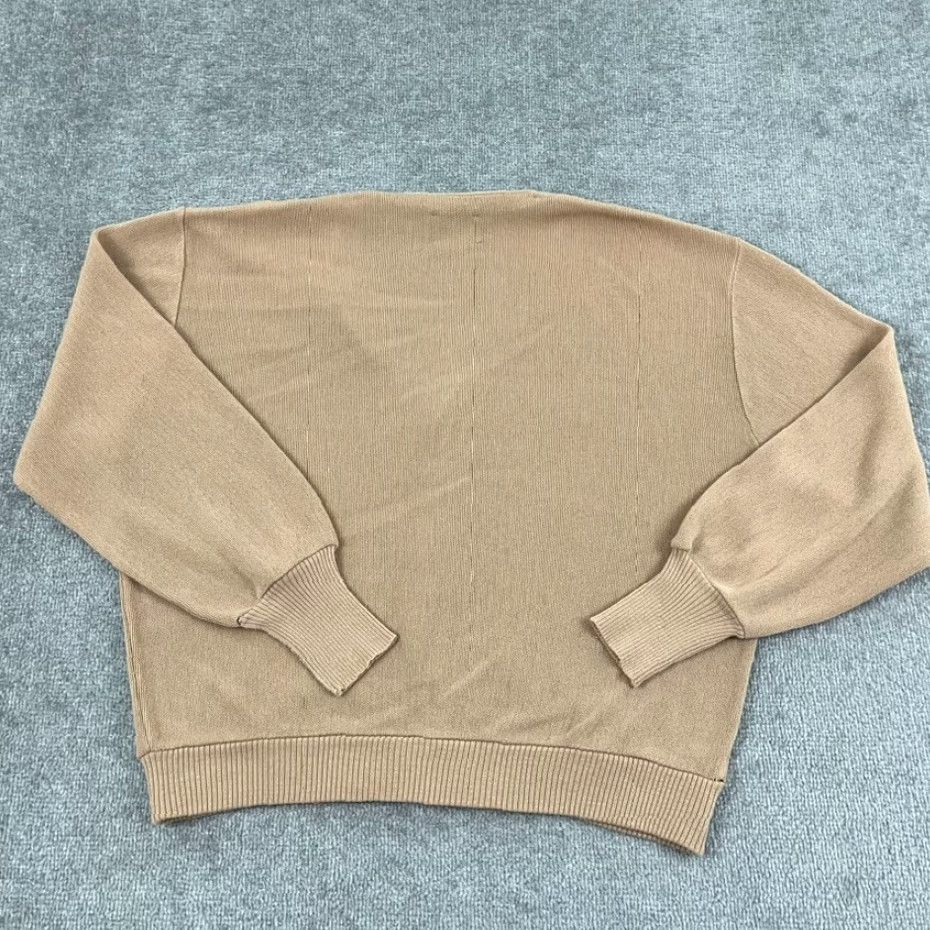 Vintage ARNOLD PALMER Cardigan Sweater Men L Brown V-Neck Vintage Old Money Cobain Shirt? Size US L / EU 52-54 / 3 - 7 Thumbnail