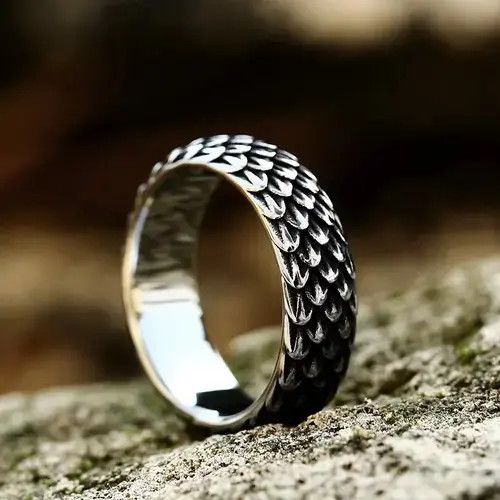 Japanese Brand × Jewelry Handmade Polish Dragon Skins Ring (size 7-13) Size ONE SIZE - 4 Thumbnail
